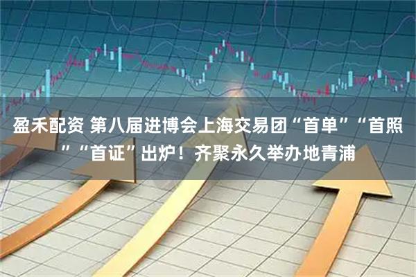 盈禾配资 第八届进博会上海交易团“首单”“首照”“首证”出炉！齐聚永久举办地青浦